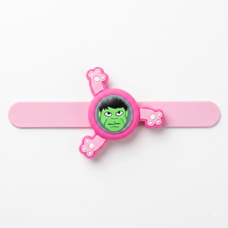 Hulk Spinner Light Kids Rakhi Band