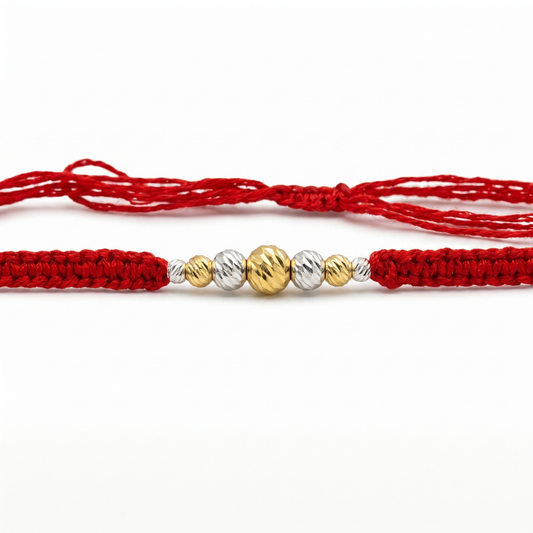 Dual Tone Bead Rakhi