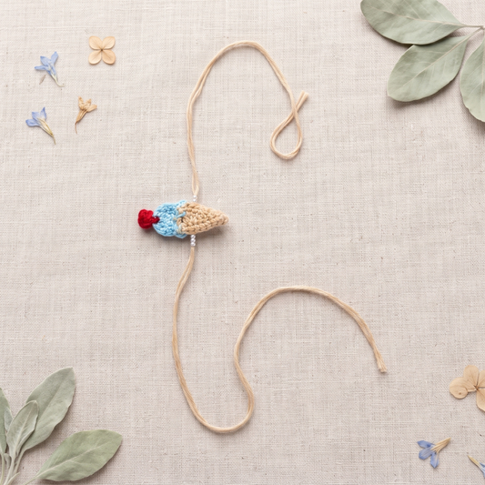 Crochet Ice Cream Kids Rakhi