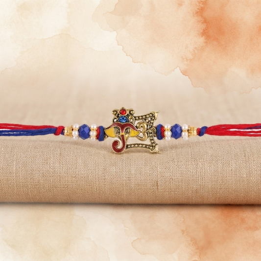 Ganesha Beaded Rakhi