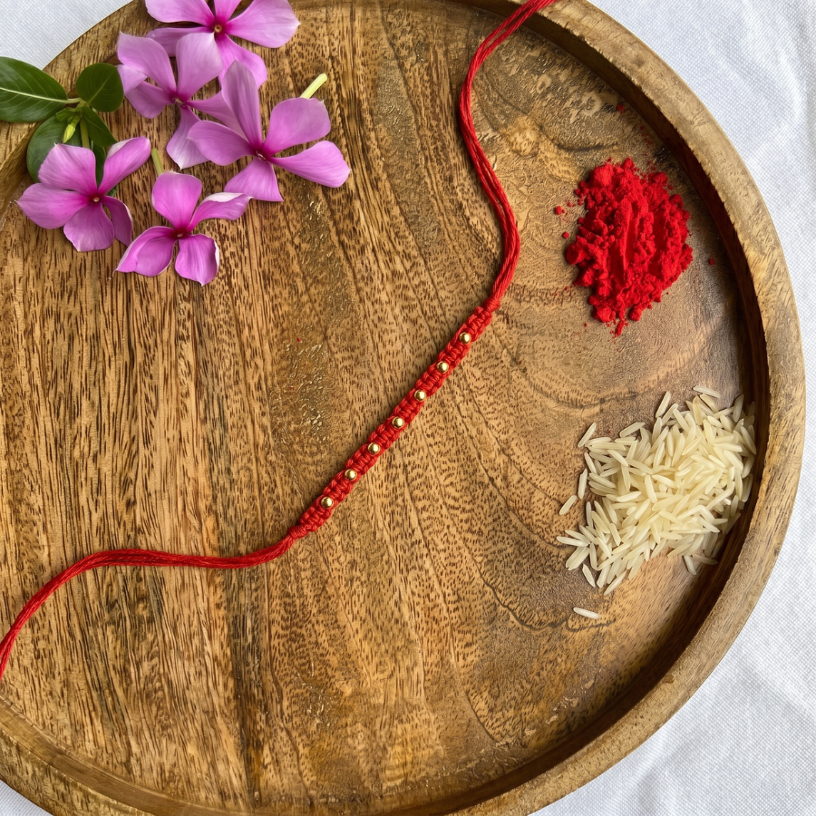 Plain Mini Balls Rakhi