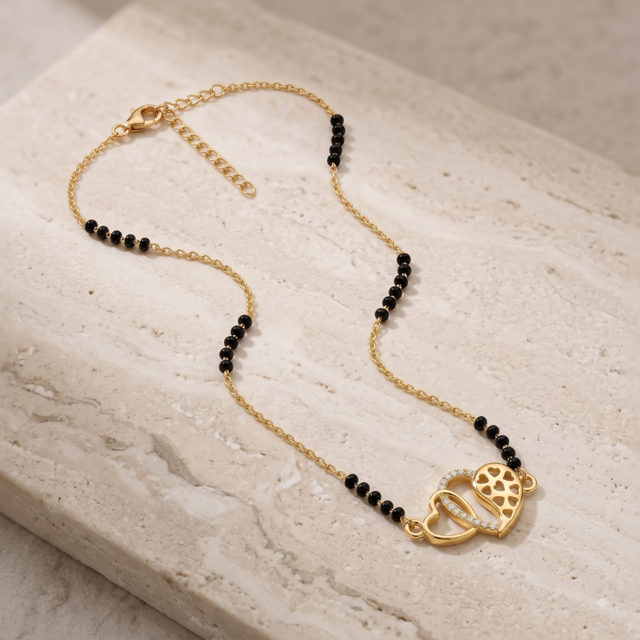 Preet Triveni Heart Mangalsutra