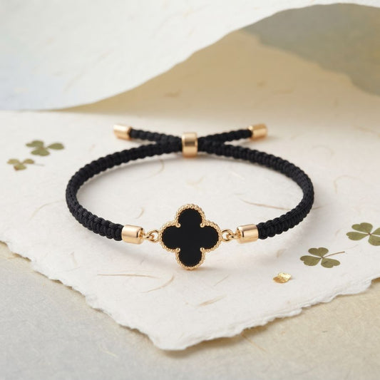 Black Clover Adjustable Bracelet Rakhi
