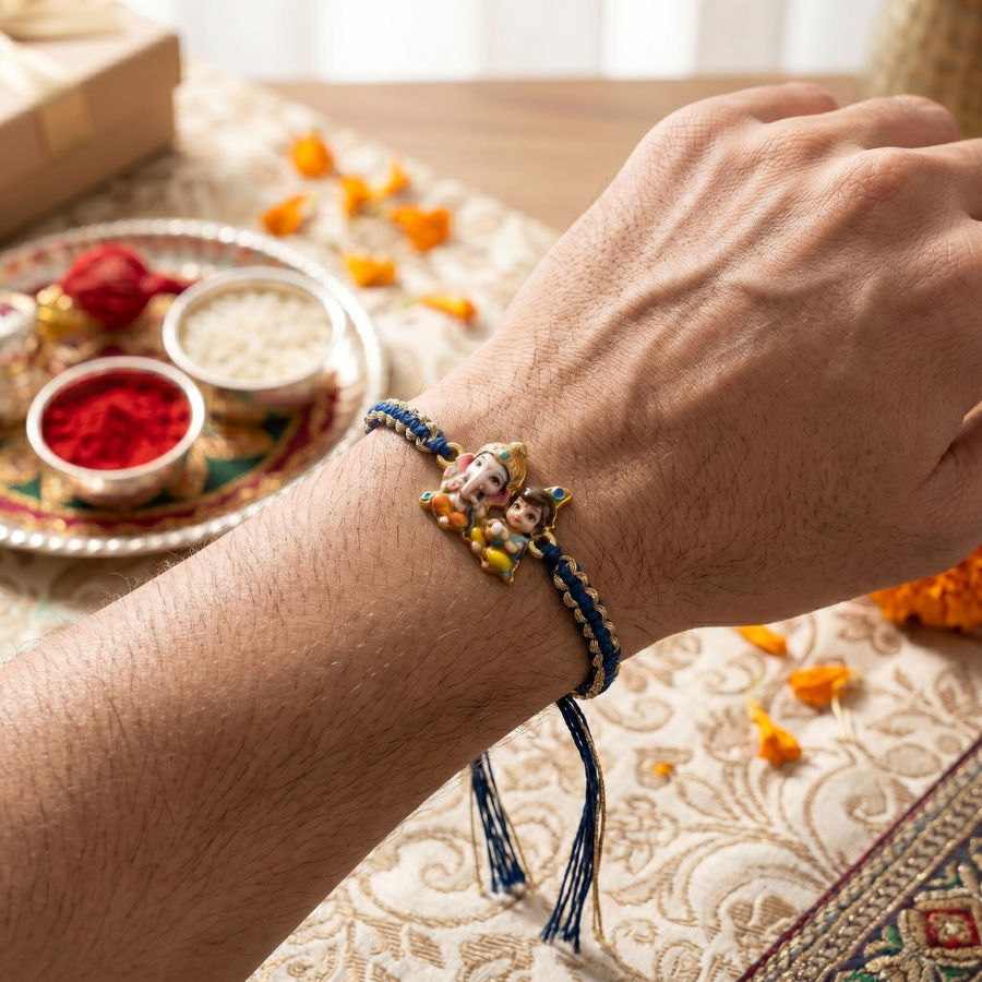 Bal Ganesh Krishna Rakhi