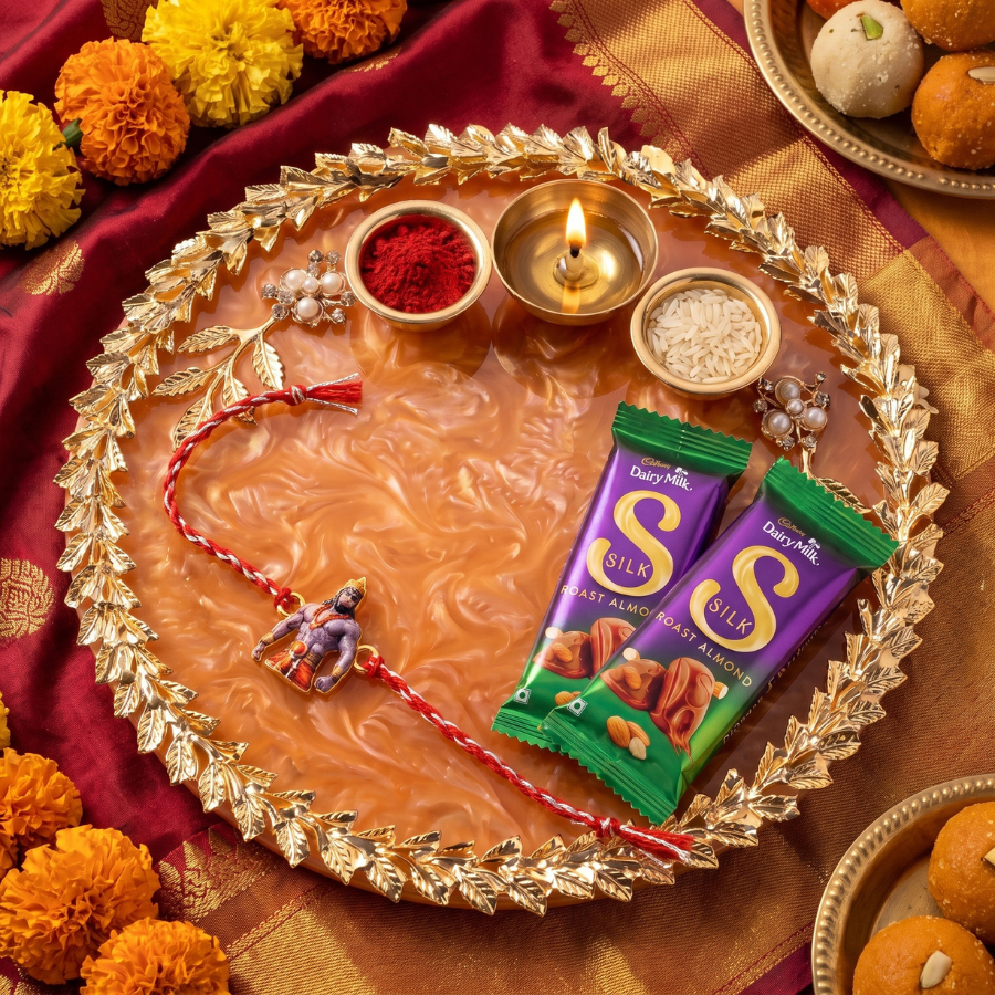 Amber Marble Resin Thali
