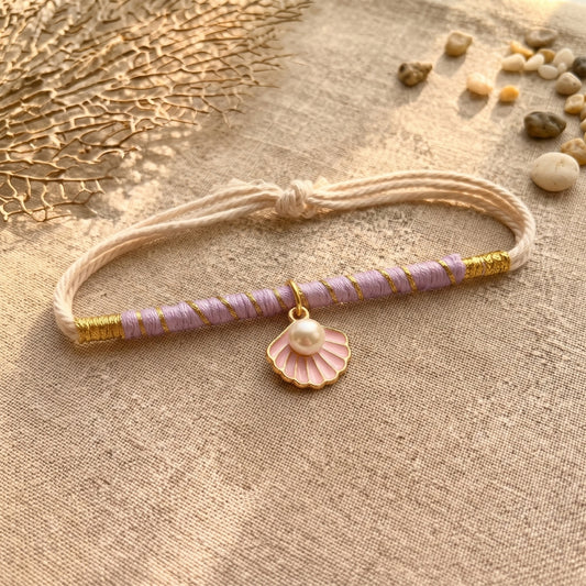 Pearl Seashell Rakhi