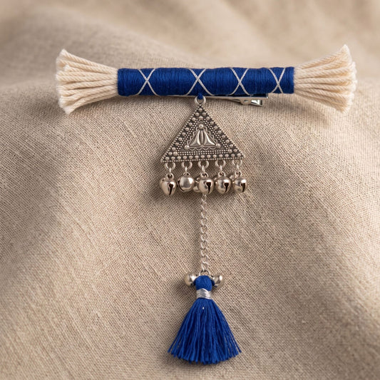 Neel Dori Ghughri Tassel Hair Clip