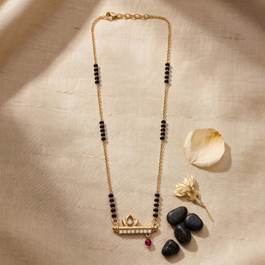 Padmavati Ruby Drop Mangalsutra