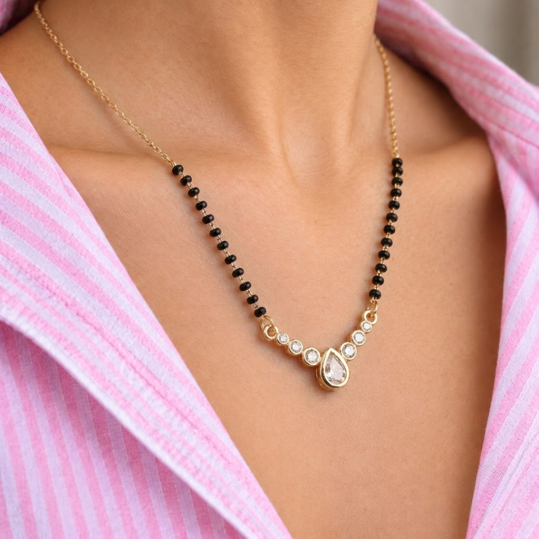 Shabnam Pear Drop Mangalsutra - photo 7