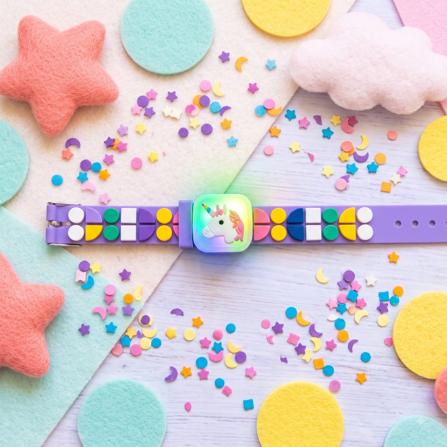 Unicorn Geometric Beads Kids Rakhi