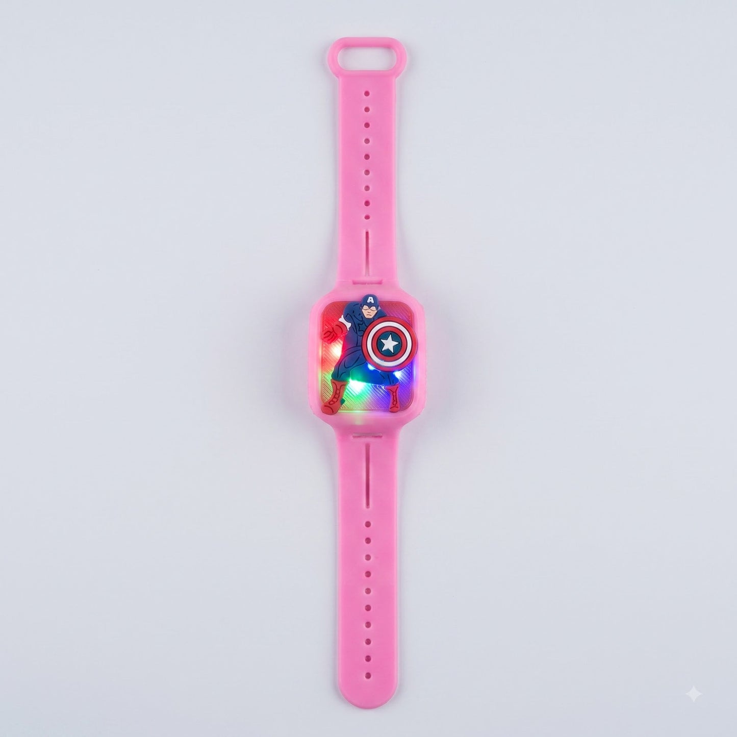 Captain America LED Watch Kids Rakhi