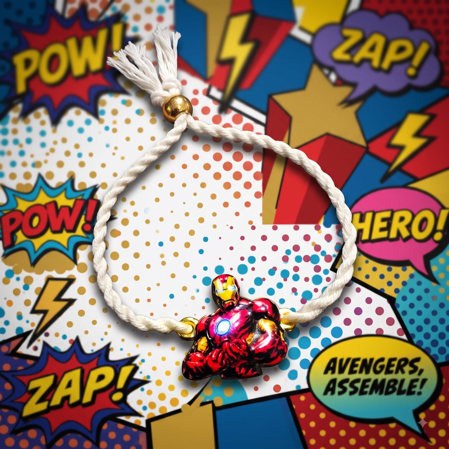 Iron Man Helmet Thread Kids Rakhi