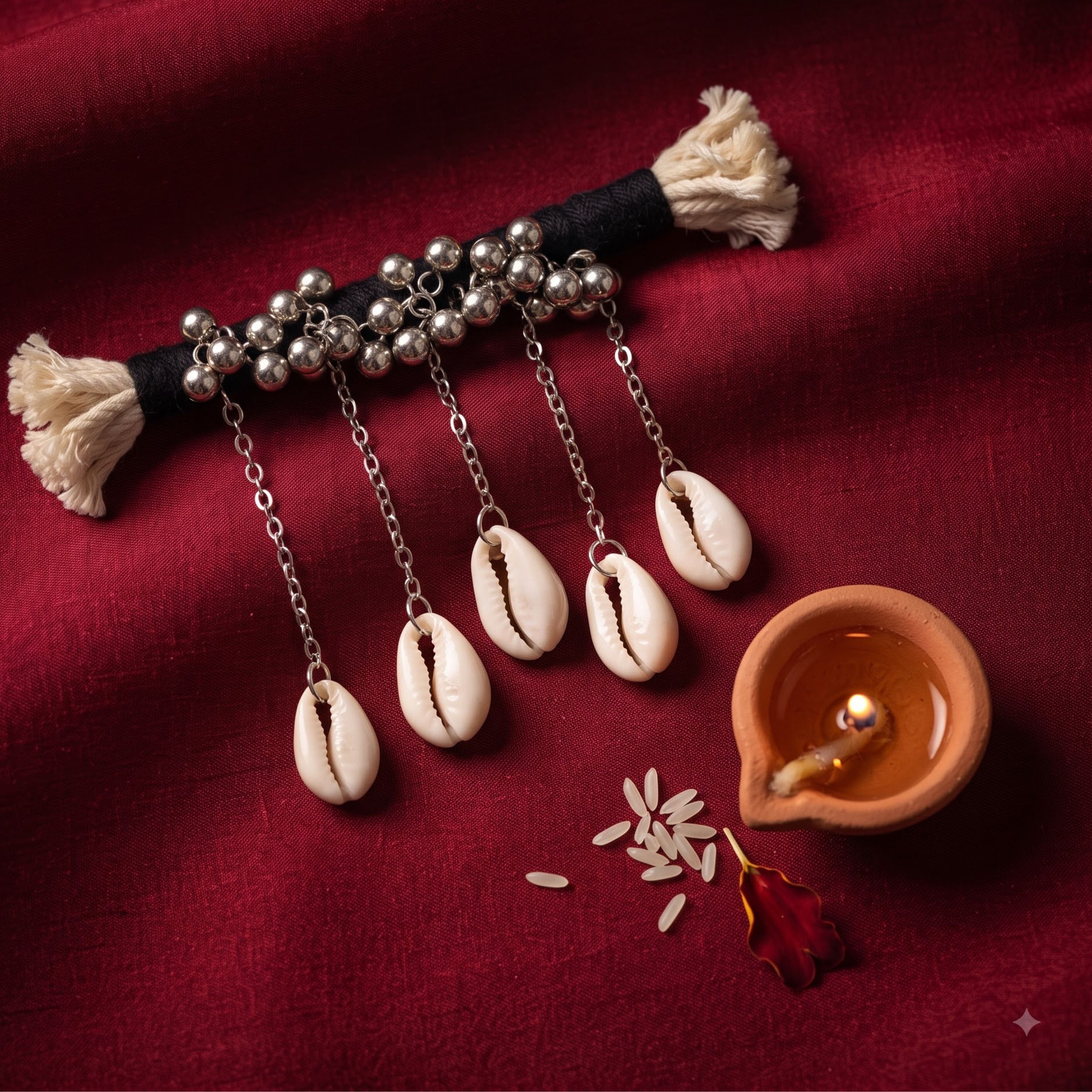 Kodi Ghughri Oxidised Hair Latkan - image 2