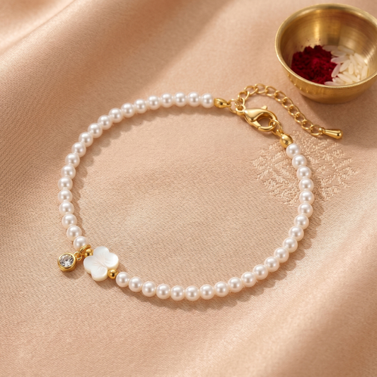 Pearl Flower Bracelet