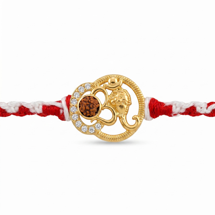 Ganesh Rudraksha Divine Rakhi