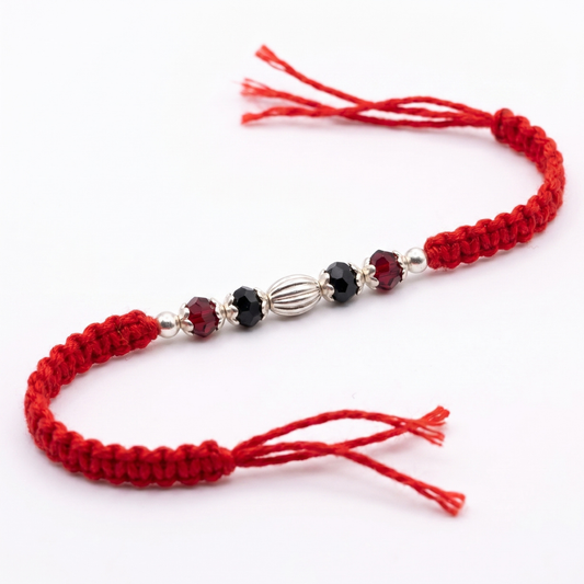 Ruby Noir Crystal Rakhi