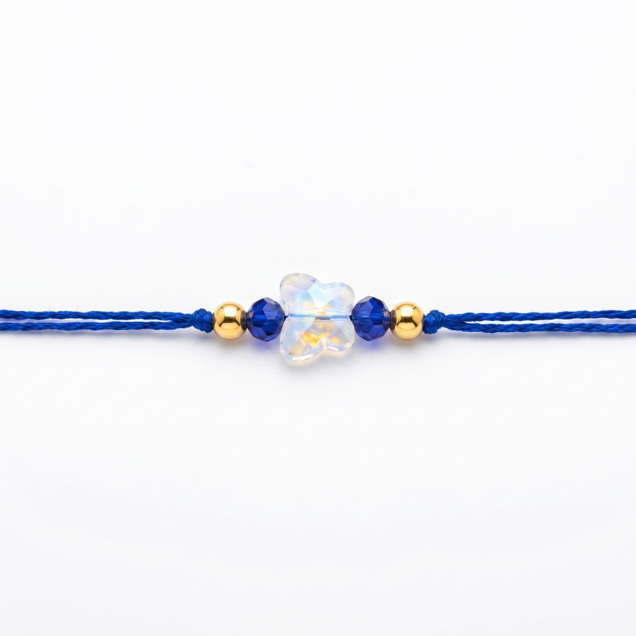 Blue Blossom Rakhi