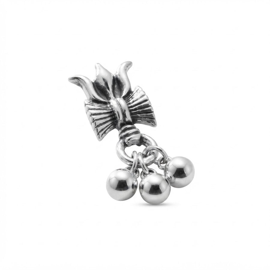 Trishul Damru Oxidised Nose Pin