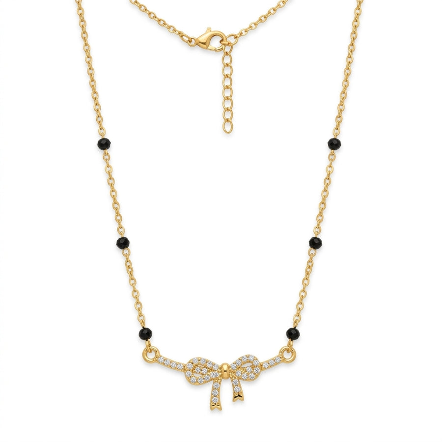 Mihika Ribbon Bow Mangalsutra