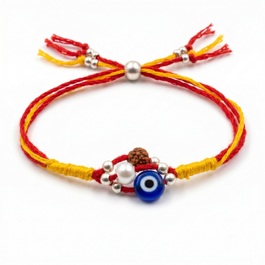 Evil Eye Rudraksha Rakhi