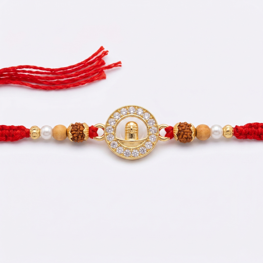 Shivling Divine Rudraksha Rakhi