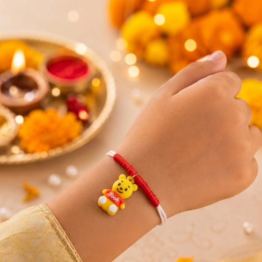 Cute Bear Kids Character Rakhi