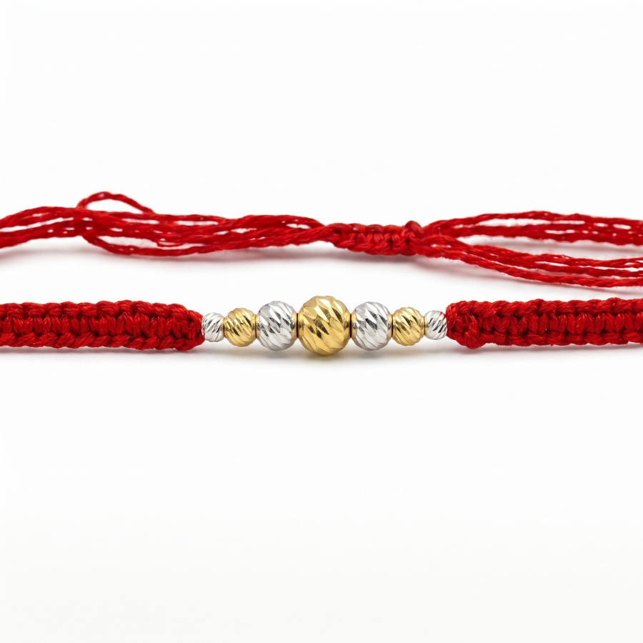 Dual Tone Bead Rakhi