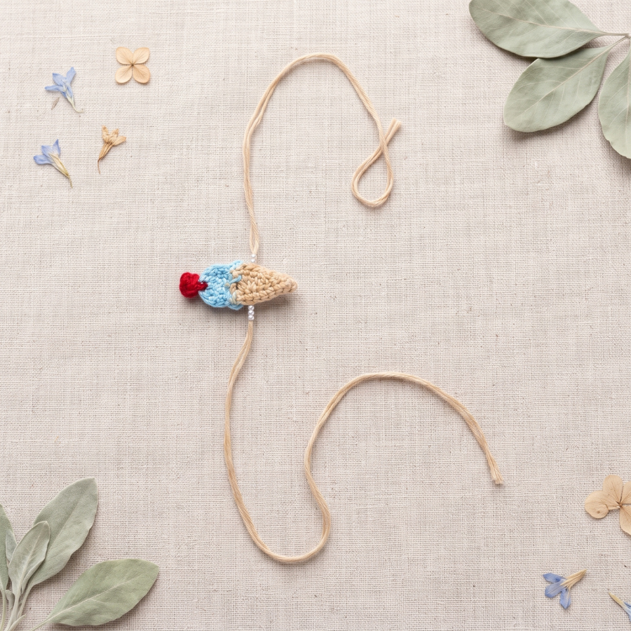 Crochet Ice Cream Kids Rakhi