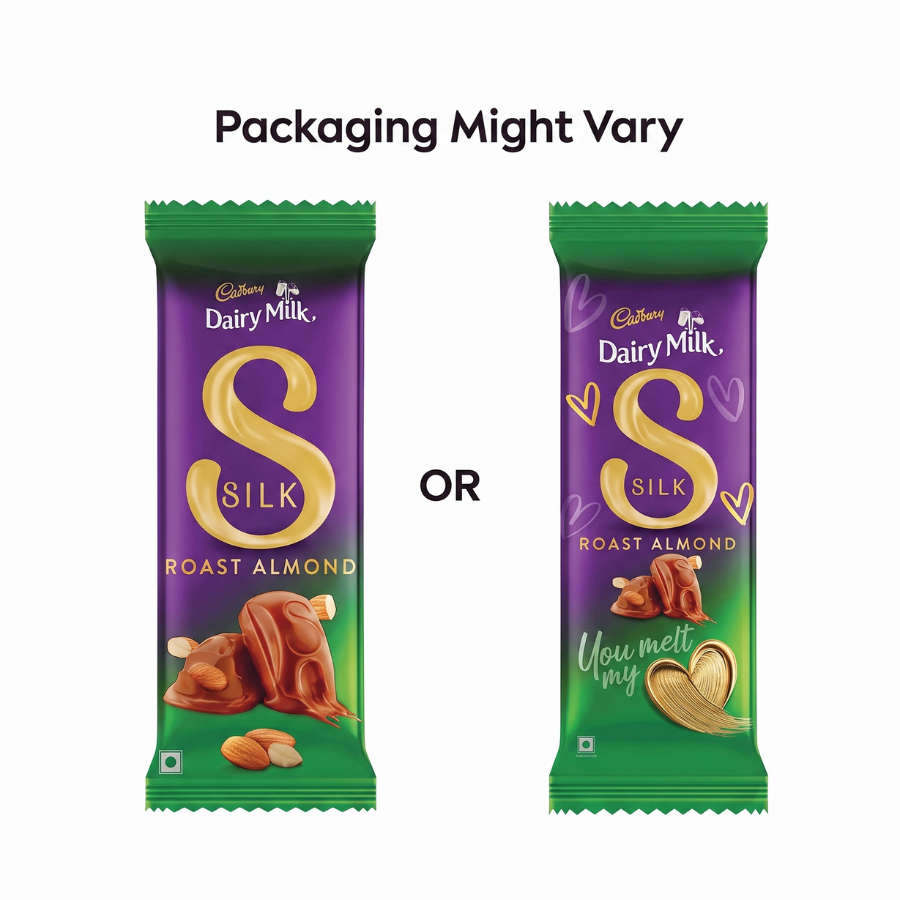 Cadbury Dairy Milk Silk Roast Almond Chocolate Bar