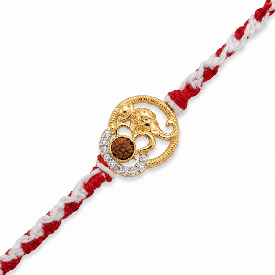 Ganesh Rudraksha Divine Rakhi
