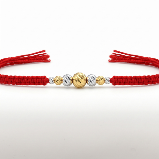 Dual Tone Bead Rakhi
