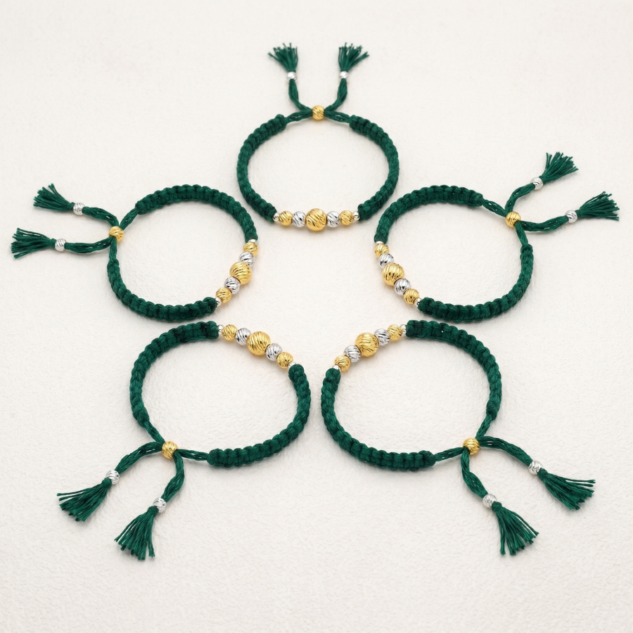 Premium Bead Rakhi Combo (Set of 5)