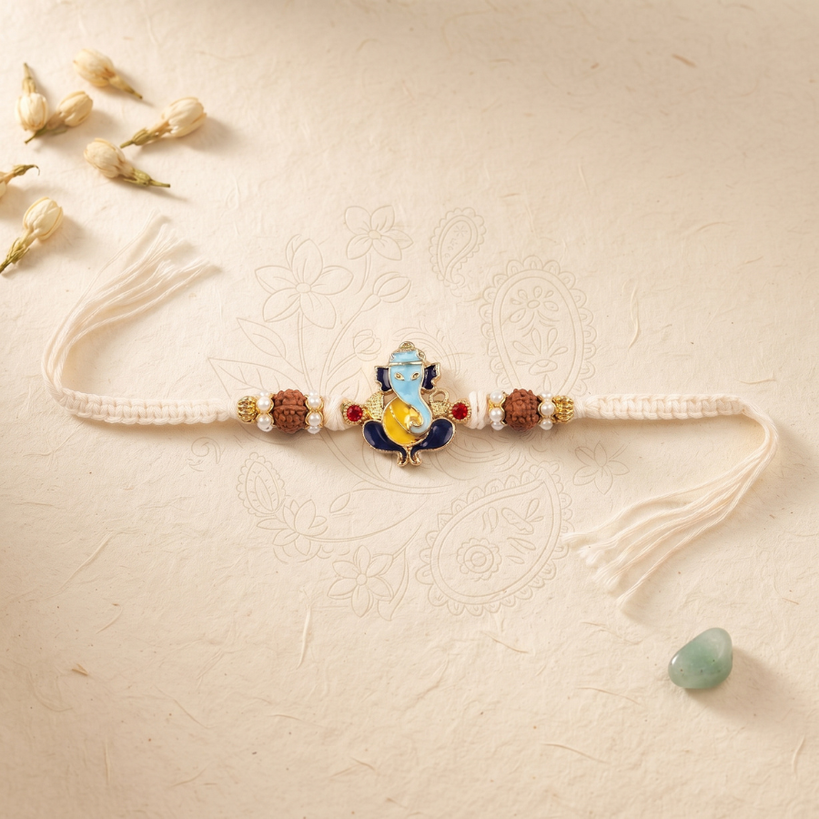 Colorful Ganesha Rakhi