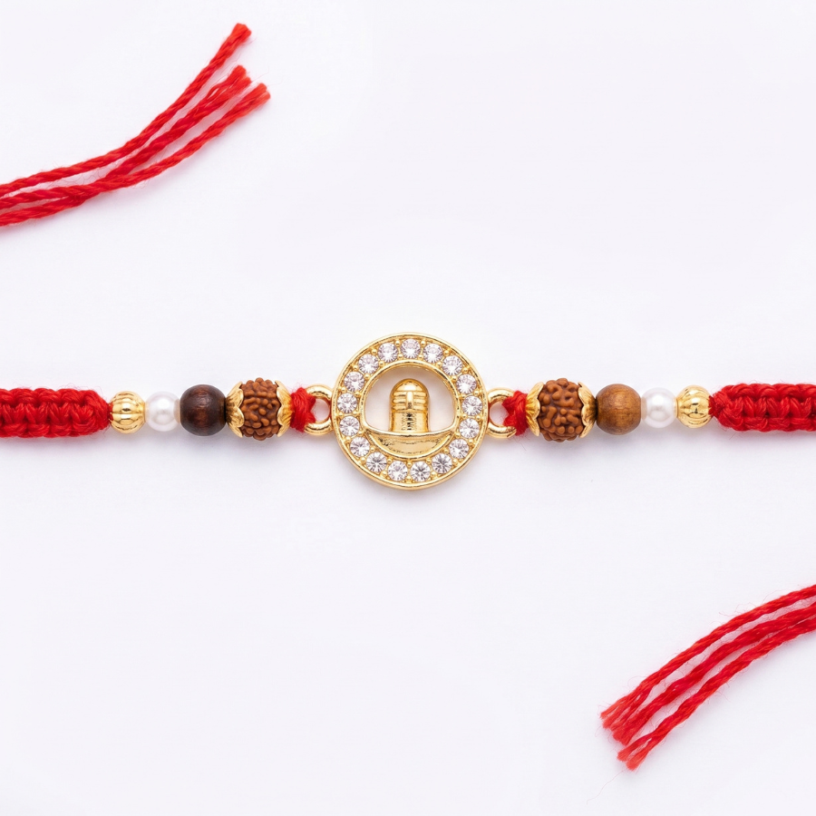 Shivling Divine Rudraksha Rakhi