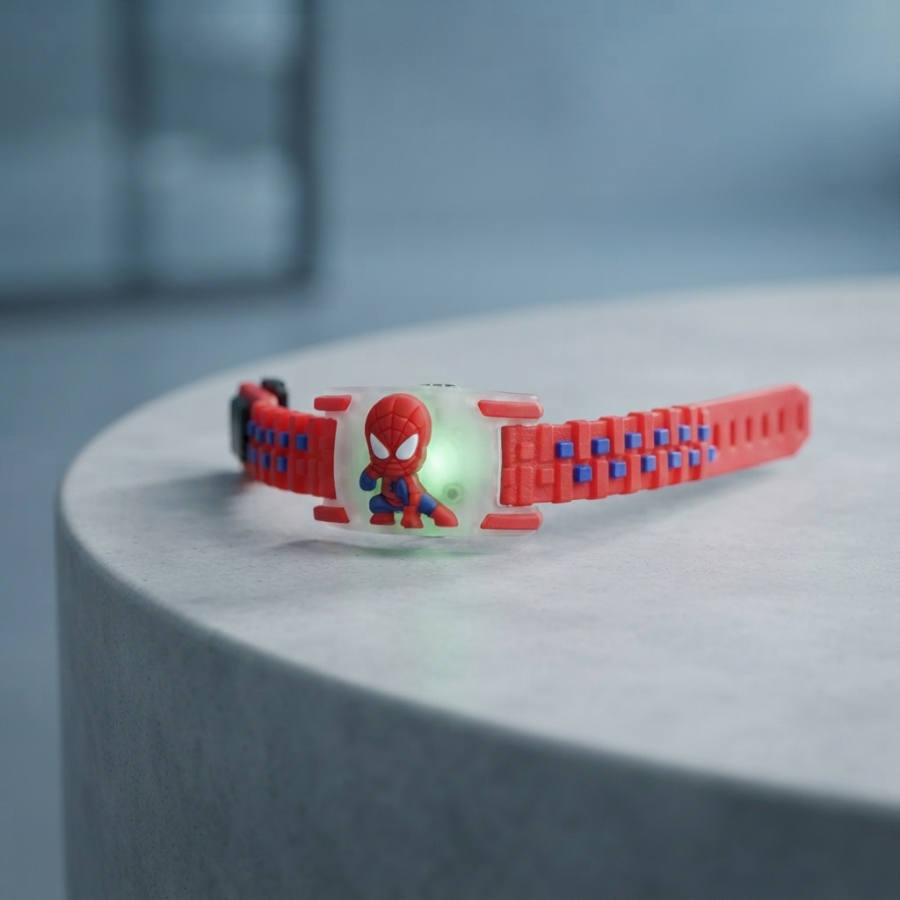 Spider Hero LED Kids Rakhi Band