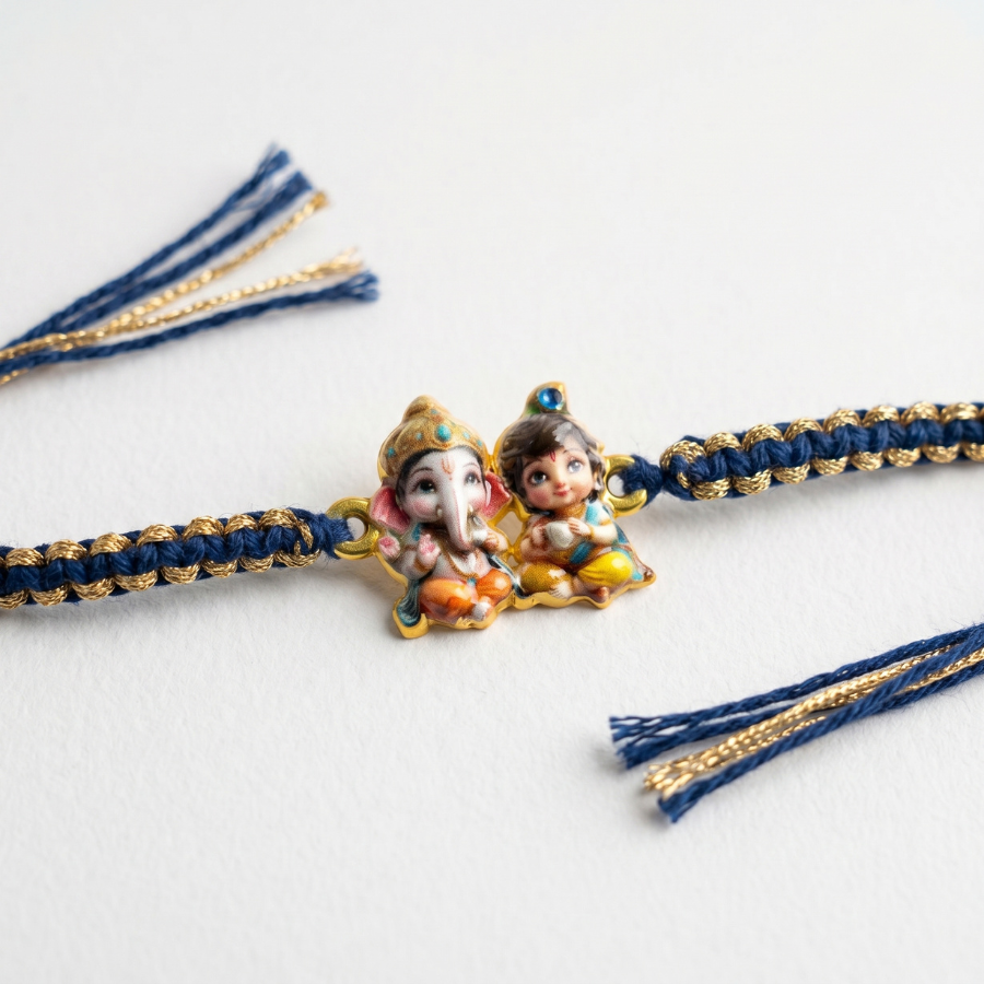 Bal Ganesh Krishna Rakhi