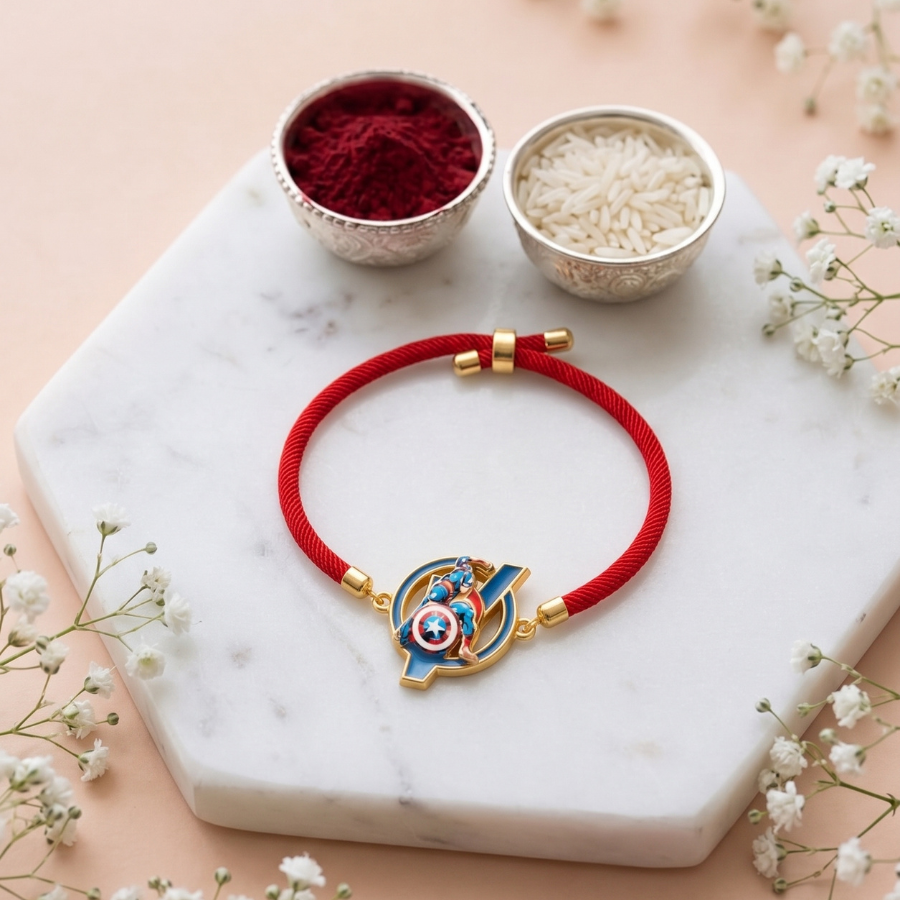 Captain America Kids Rakhi