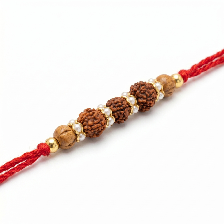 Trishakti Rudraksha Rakhi