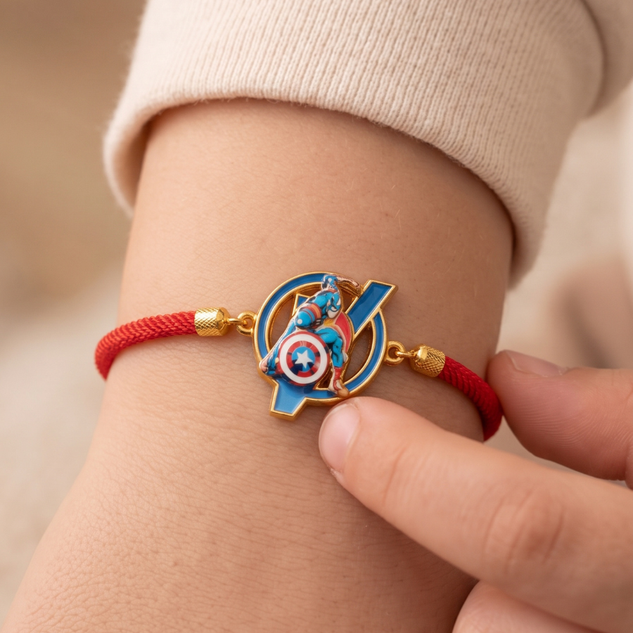 Captain America Kids Rakhi