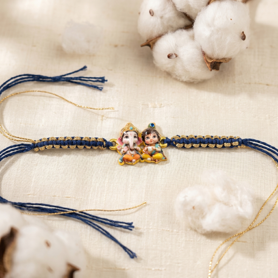 Bal Ganesh Krishna Rakhi