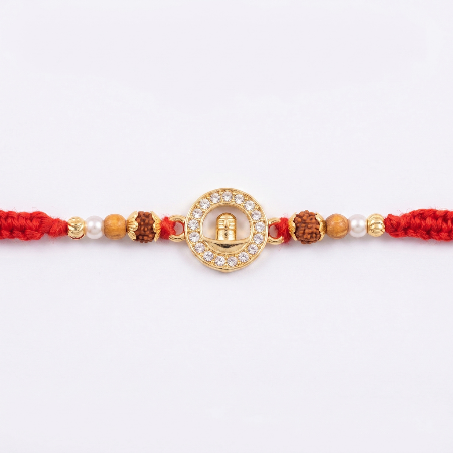 Shivling Divine Rudraksha Rakhi