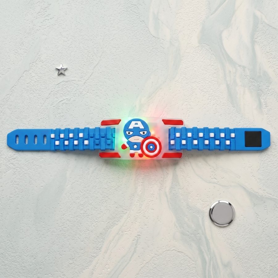 Captain Hero LED Kids Rakhi Band