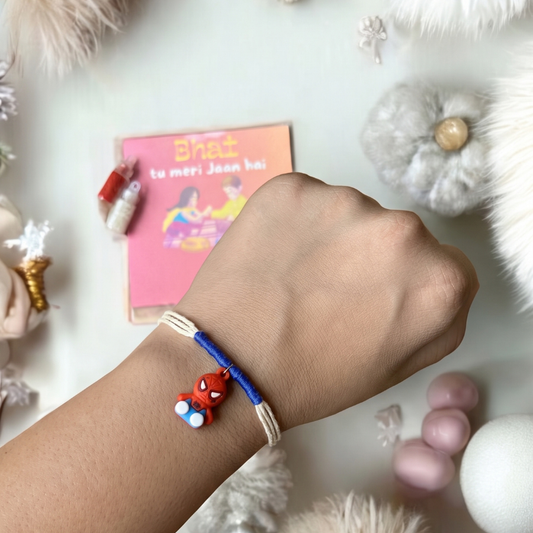 Cute Spider Superhero Kids Rakhi