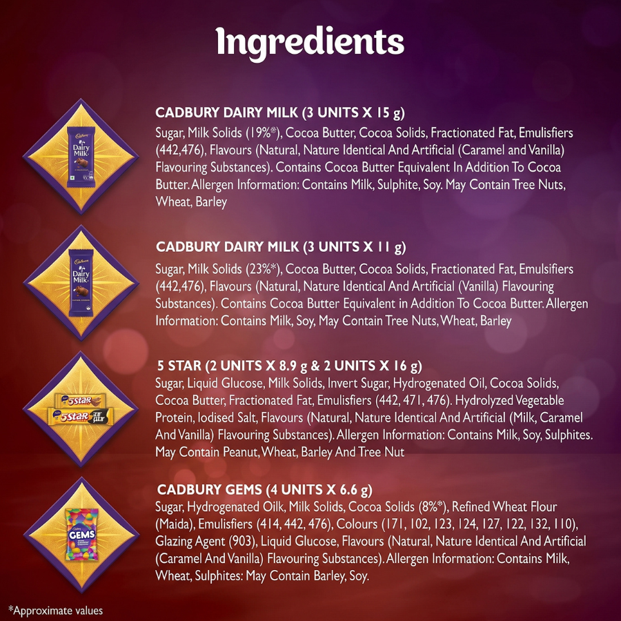 Cadbury Celebrations Premium Assorted Chocolate Gift Pack