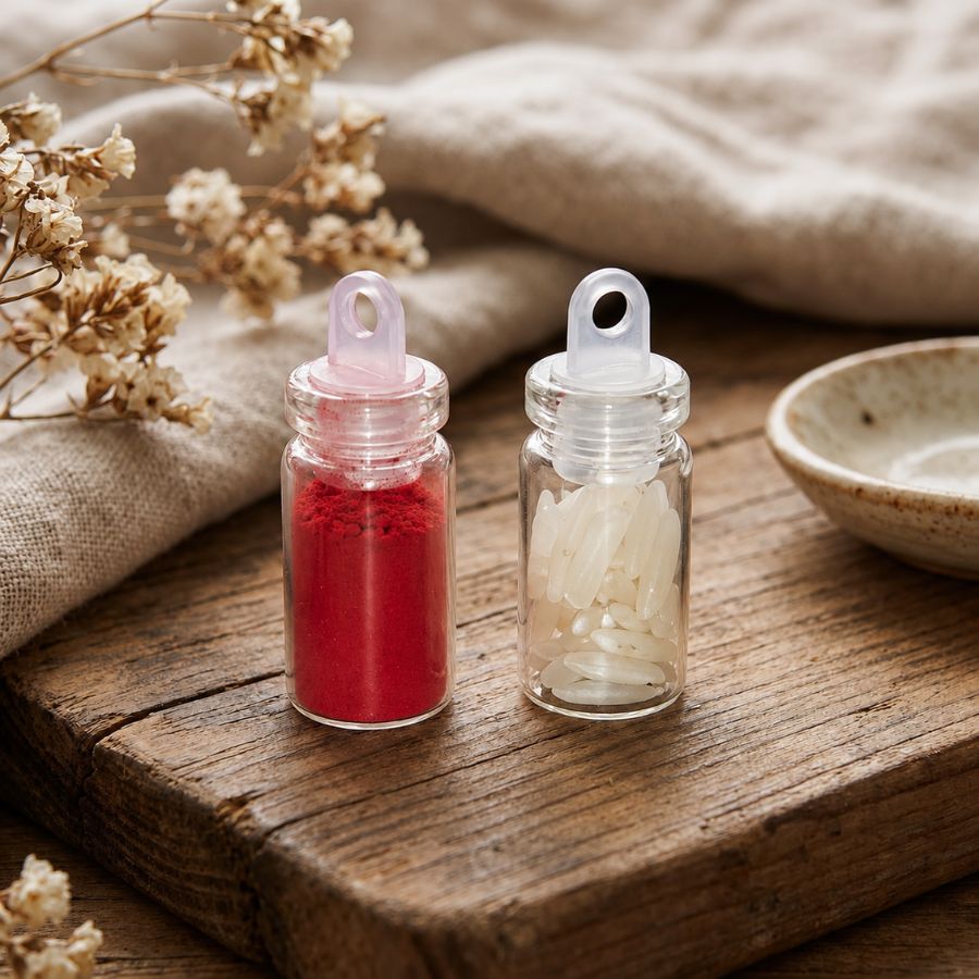 Premium Roli Chawal Bottle Set for Raksha Bandhan