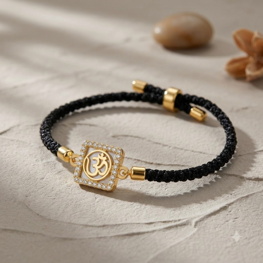 Midnight Om Bracelet Rakhi