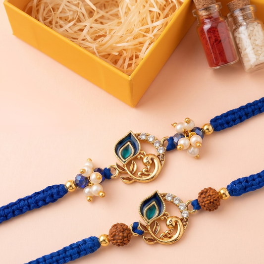 Peacock Aura Morleaf Royal Set of 2