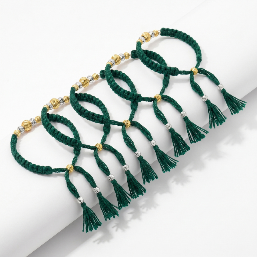 Premium Bead Rakhi Combo (Set of 5)