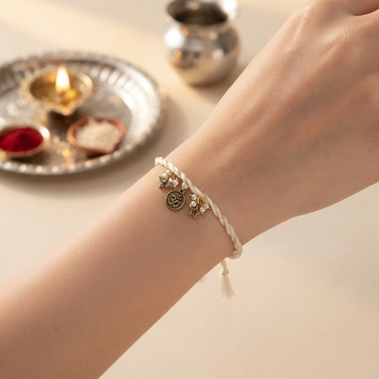 Om Charm Celestial Protection Rakhi