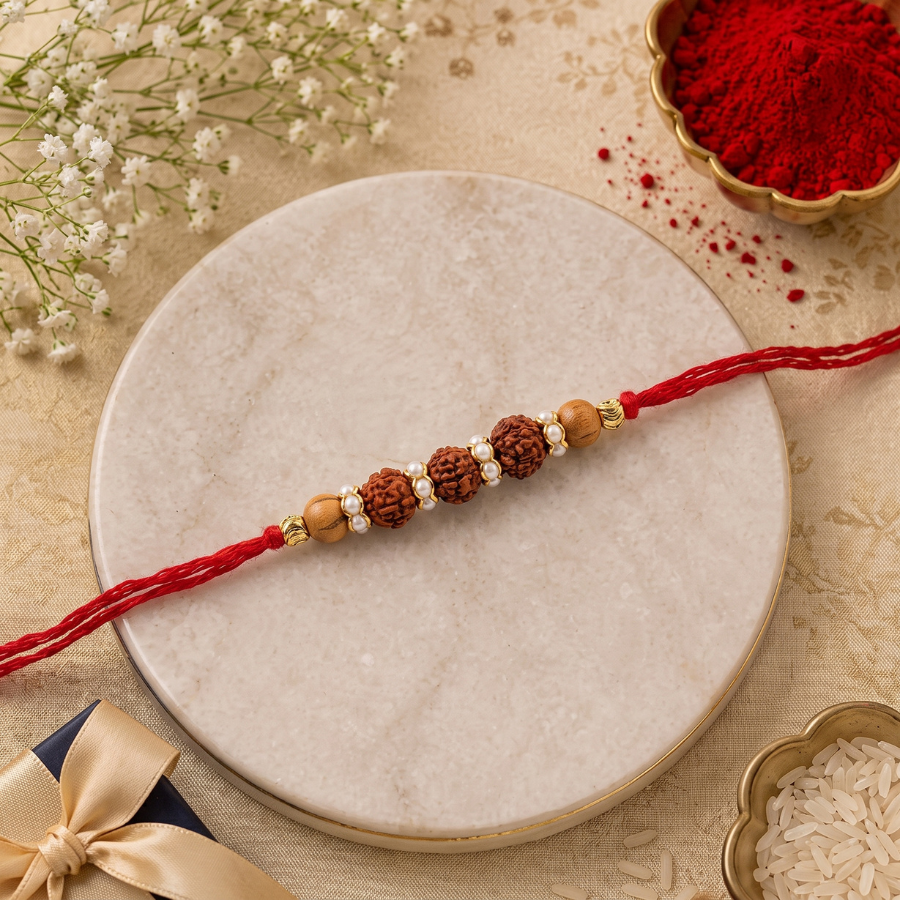 Trishakti Rudraksha Rakhi